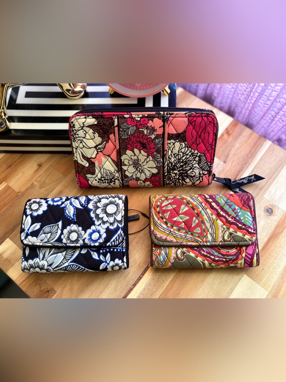 Vera Bradley Wallets Set of 3